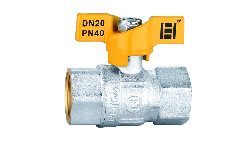 Gáz golyóscsap pillangó karos 1/2