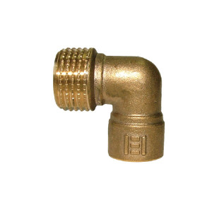 Forrvég sárgaréz idom 15-1/2