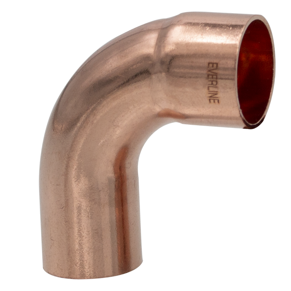 Forrasztható réz ív 15/90°KB