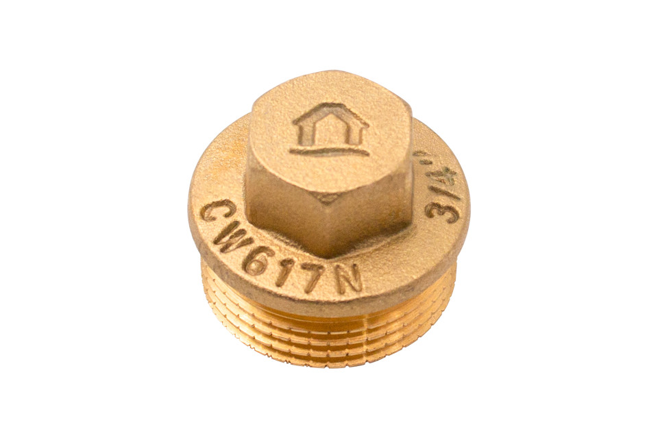 Sárgaréz CW617N dugó 3/4