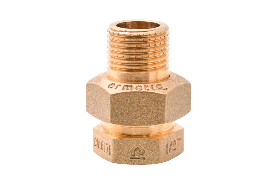 Sárgaréz CW617N radiátor hollandi 1/2