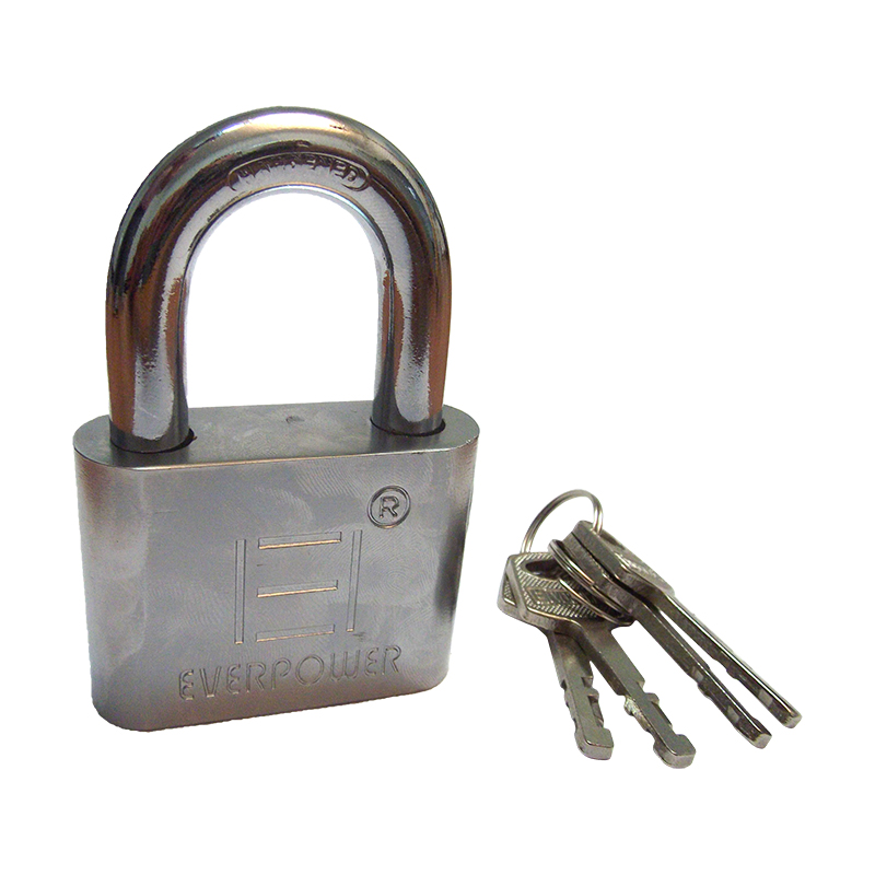 Klasszikus lakat 60mm 4 kulcsos EZÜST